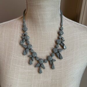 J. Crew Gray Statement Necklace